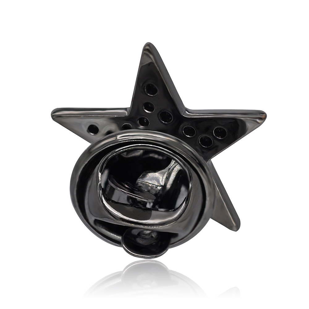 Starburst Black Clutch Pin